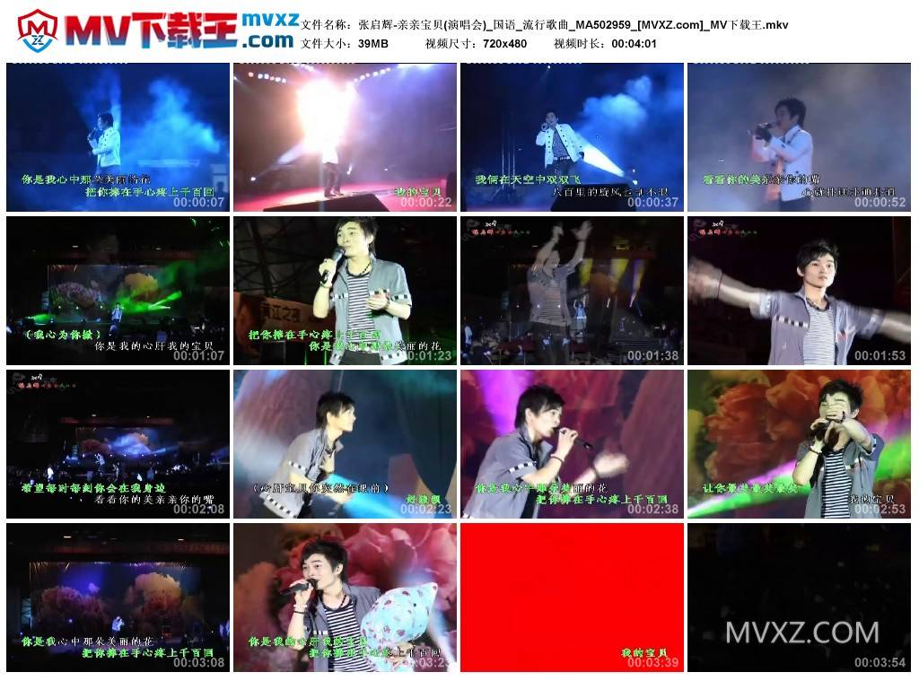 张启辉-亲亲宝贝(演唱会)_国语_流行歌曲_MA502959